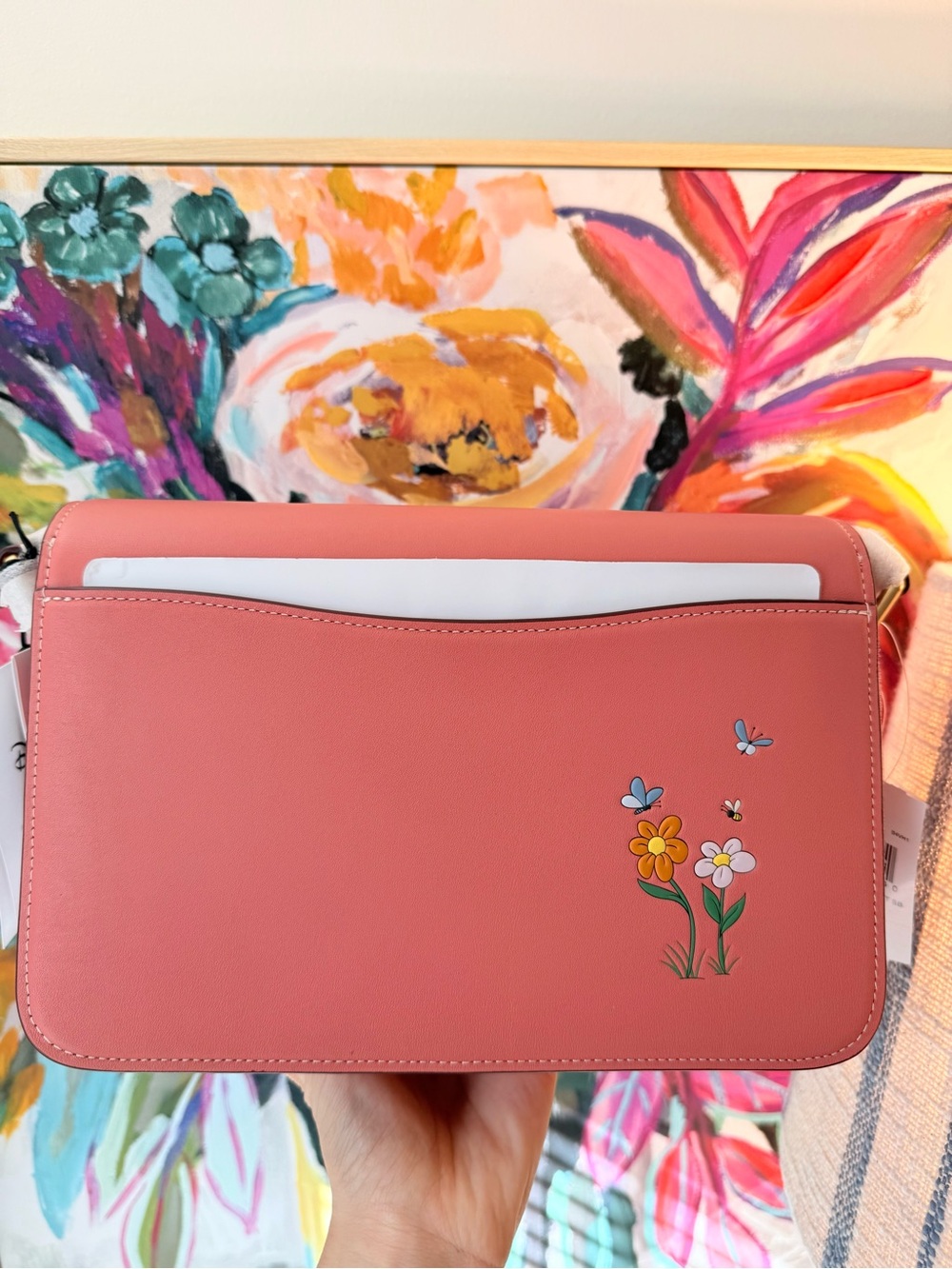 NWT Disney x Coach studio shoulder bag Mickey Mouse Flowers CH413 Rare - Picture 12 of 14